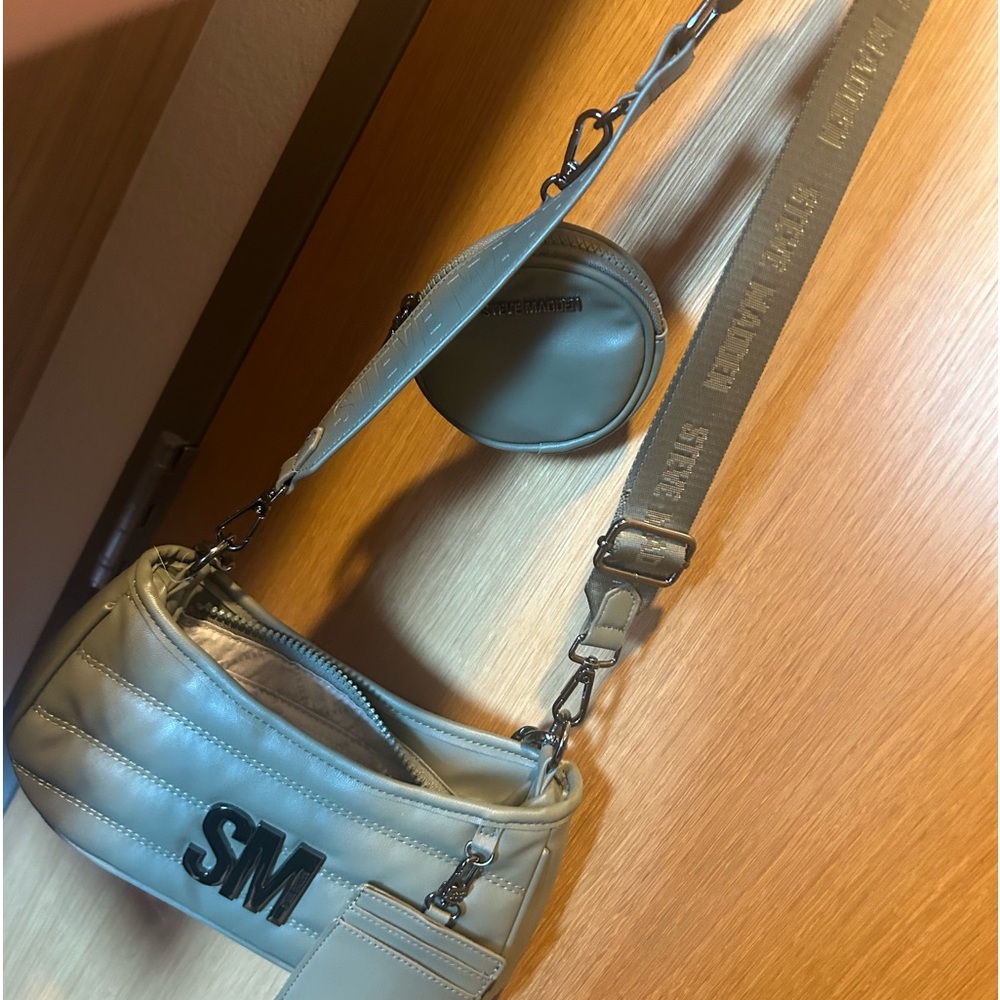 Steve Madden olive green handbag